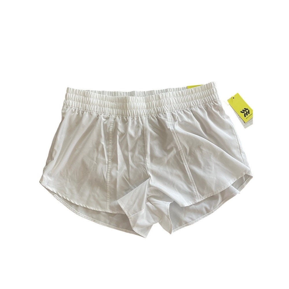 all in motion‎ White Women's Mid Rise Athletic Run Shorts XL NWT